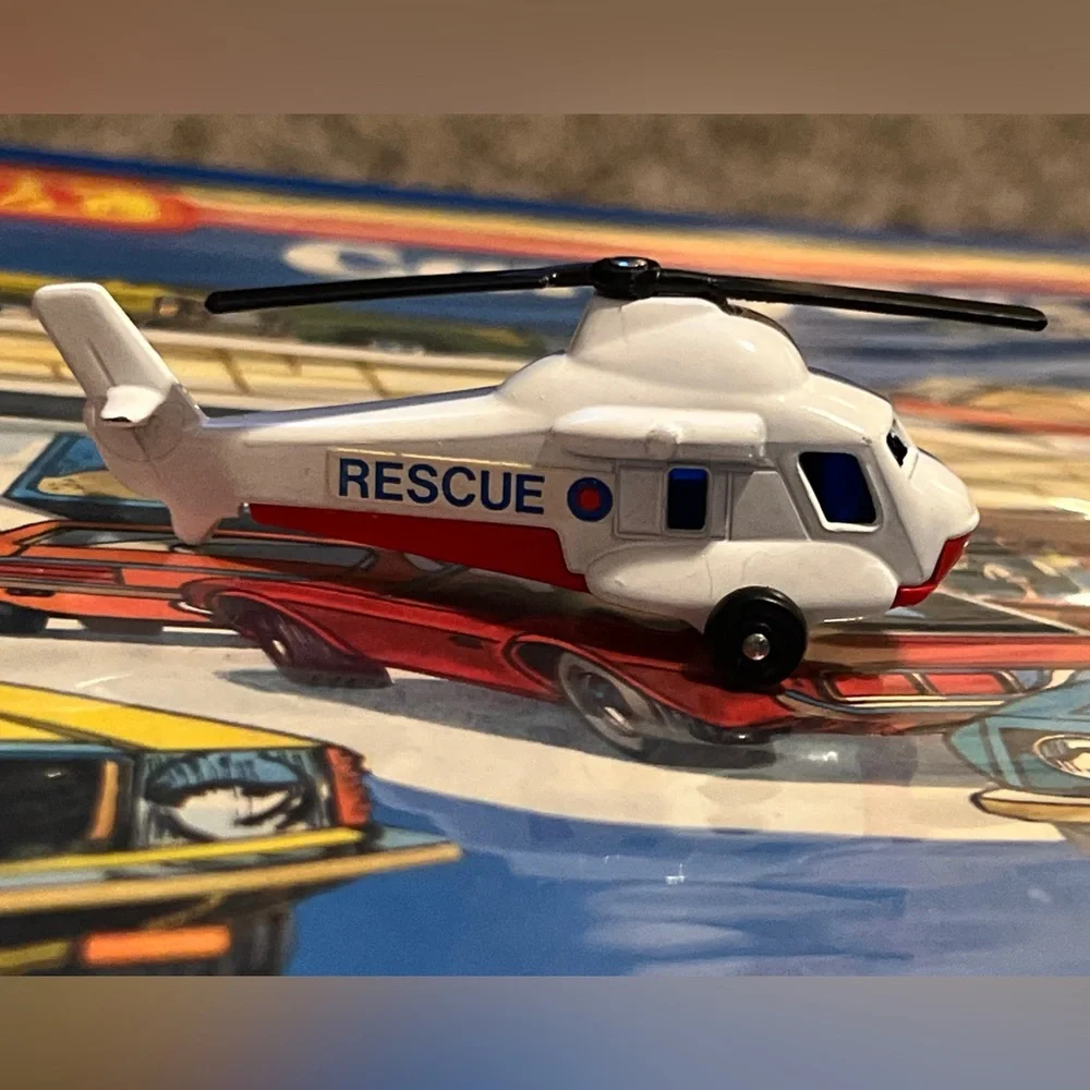 Vintage Matchbox 1975 No 75 Sea Sprite Rescue Helicopter Lesney England